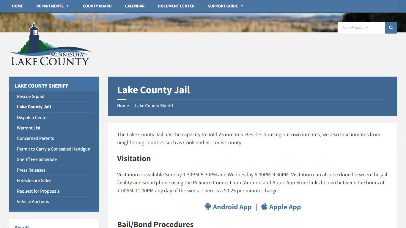 Lake County Jail – Lake County, MN